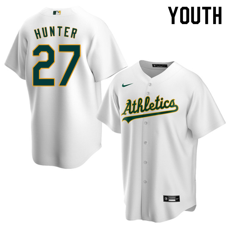 Nike Youth #27 Catfish Hunter Oakland Athletics Baseball Jerseys Sale-White